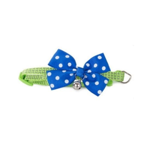 Регульований нашийник для котів і собак з дзвіночком та метеликом